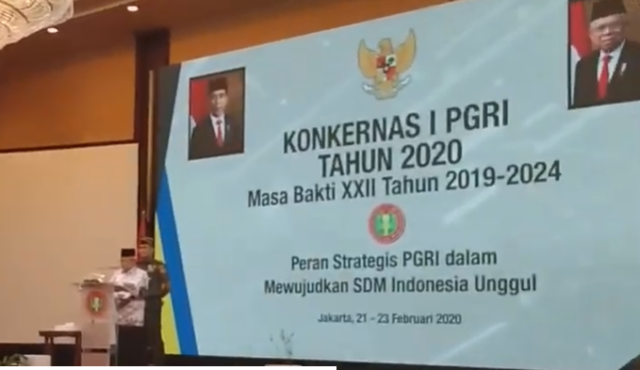 Wapres RI: PGRI Berperan Strategis dalam Meningkatkan Kualitas SDM