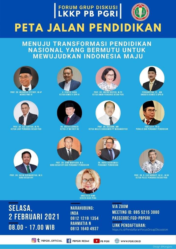 Masukan PGRI untuk Peta Jalan Pendidikan