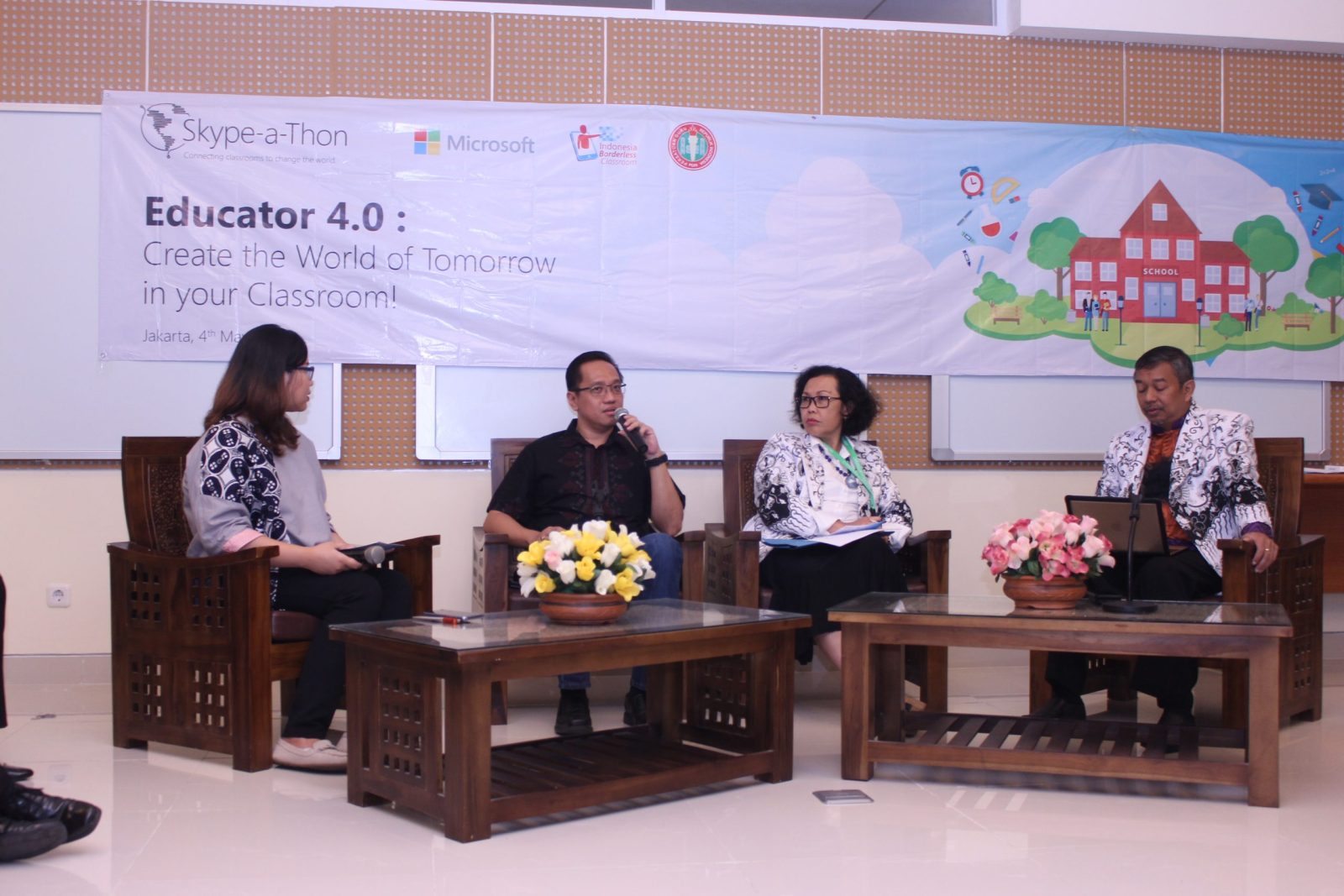 Talkshow, PGRI Skype A Thon